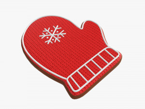 Christmas cookie glove 3D मॉडल