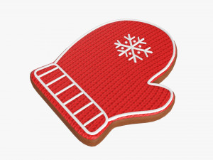 Christmas cookie glove 3D मॉडल