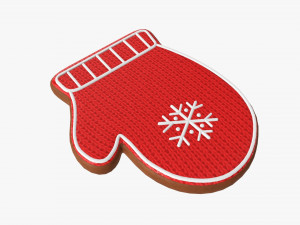 Christmas cookie glove 3D मॉडल