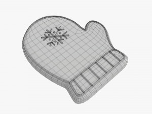 Christmas cookie glove 3D मॉडल