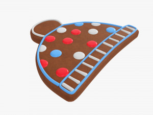 Christmas cookie hat Modelo 3D