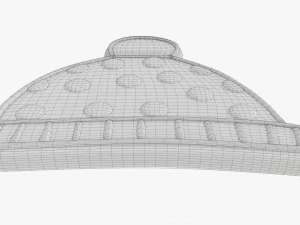 sombrero de galleta navide&ntilde;a Modelo 3D