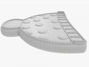 sombrero de galleta navide&ntilde;a Modelo 3D