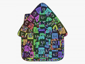 Christmas cookie house Modelo 3D