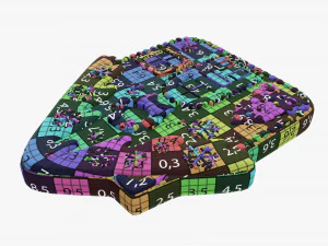Christmas cookie house 3D Model