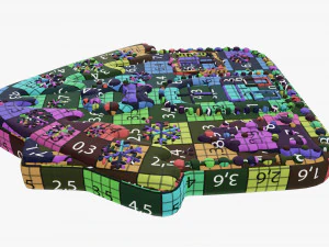Christmas cookie house 3D Model