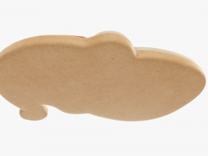 Christmas cookie Santa Claus head 3Dモデル