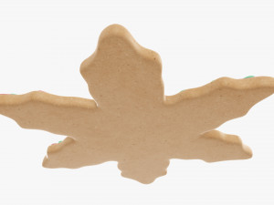Christmas cookie snowflake Modelo 3D