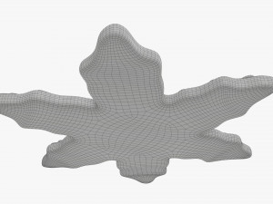 Christmas cookie snowflake Modelo 3D