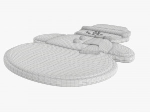 Christmas cookie snowman Modelo 3D