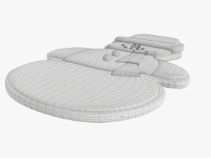 Christmas cookie snowman 3D Model