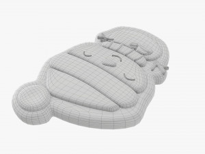 Christmas cookie snowman 2 Modelo 3D