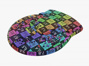 Mu&ntilde;eco de nieve de galleta navide&ntilde;a 3 Modelo 3D