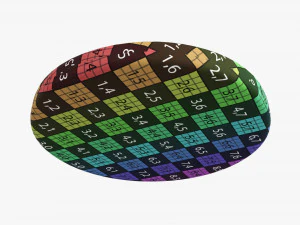 Cabeza de mu&ntilde;eco de nieve de galleta navide&ntilde;a Modelo 3D