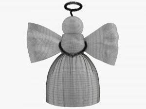 Christmas decoration angel 3D Model