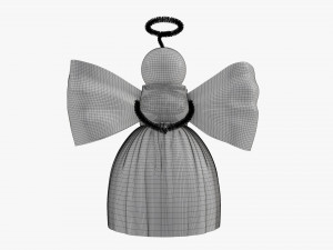 Christmas decoration angel 3D मॉडल