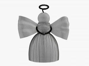 Christmas decoration angel 3D Model
