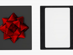 Christmas gift card in box 01 Modelo 3D