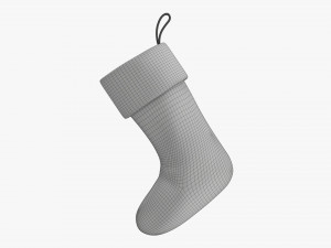 Christmas gift stocking 01 Modelo 3D