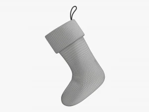 Calcet&iacute;n de regalo de Navidad 01 Modelo 3D