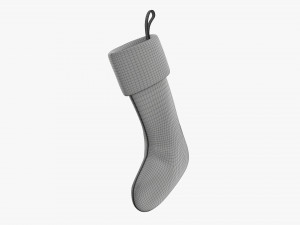 Christmas gift stocking 01 Modelo 3D