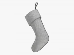 Calcet&iacute;n de regalo de Navidad 01 Modelo 3D