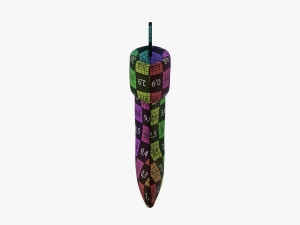 Christmas gift stocking 01 Modelo 3D
