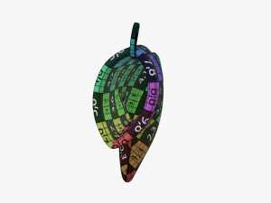 Calcet&iacute;n de regalo de Navidad 01 Modelo 3D