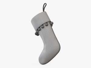 Christmas gift stocking 02 Modelo 3D