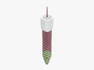 Christmas gift stocking 03 Modelo 3D