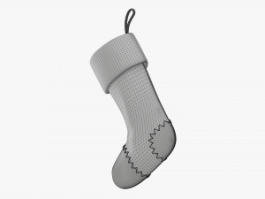Christmas gift stocking 03 Modelo 3D