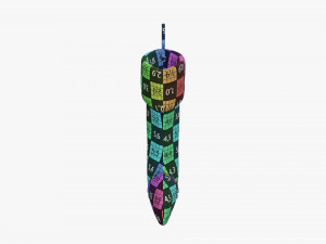 Christmas gift stocking 03 Modelo 3D