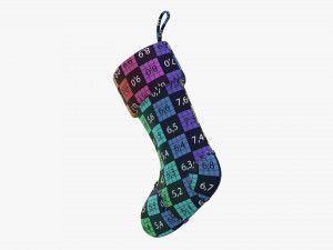 Christmas gift stocking 03 Modelo 3D