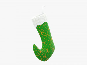 Christmas gift stocking 04 Modelo 3D