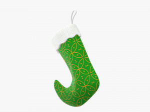 Christmas gift stocking 04 Modelo 3D