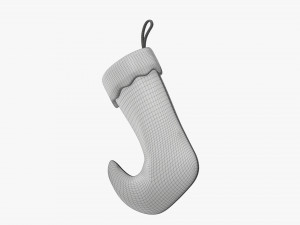Christmas gift stocking 04 Modelo 3D