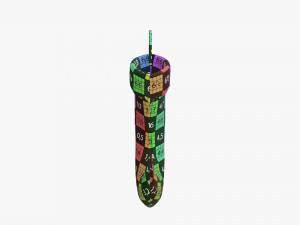 Christmas gift stocking 04 Modelo 3D