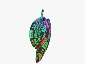 Christmas gift stocking 04 Modelo 3D