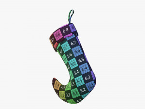 Christmas gift stocking 04 Modelo 3D