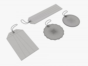 Christmas gift tags Modelo 3D