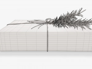 Christmas gift wrapped 05 Modelo 3D
