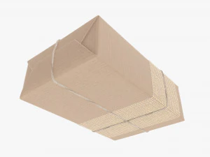 Christmas gift wrapped 07 3D Model