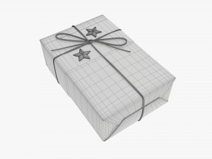 Christmas gift wrapped 07 3D 模型