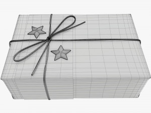 Christmas gift wrapped 07 3D 模型