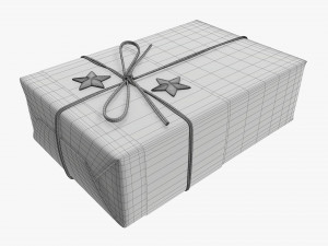 Christmas gift wrapped 07 3D 模型