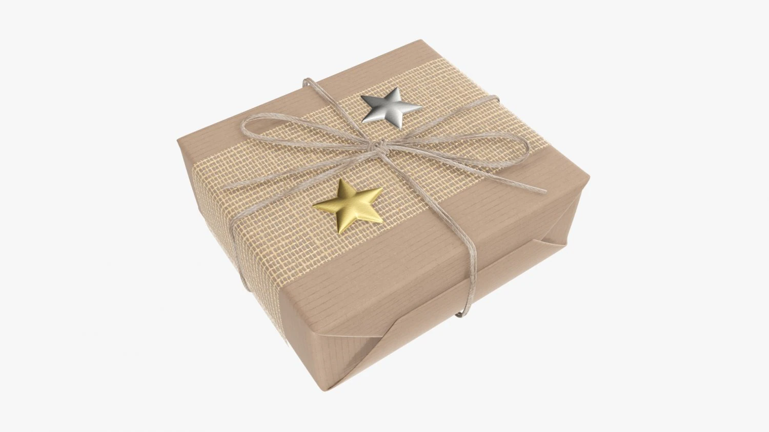 Christmas gift wrapped 08 3D Model .c4d .max .obj .3ds .fbx .stl .blend 