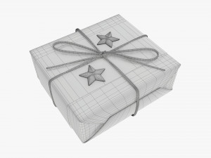Christmas gift wrapped 08 3D 모델