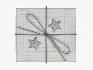 Christmas gift wrapped 08 3D 모델