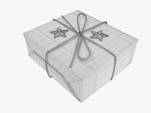 Christmas gift wrapped 08 3D 모델