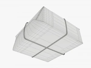 Christmas gift wrapped 08 3D Model